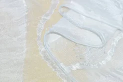 TESSUTO TENDA STROPICCIATA FANTASIA BOLLO LILLA