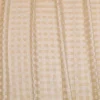 TESSUTO TENDA STROPICCIATO SCACCO CREMA