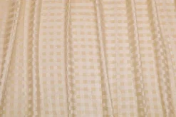 TESSUTO TENDA STROPICCIATO SCACCO CREMA