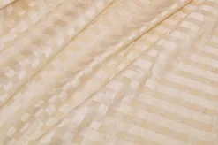 TESSUTO TENDA STROPICCIATO SCACCO CREMA
