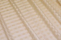 TESSUTO TENDA STROPICCIATO SCACCO CREMA
