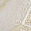 TESSUTO TENDA TULLE CON RICAMO PANNA