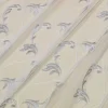 TESSUTO TENDA TULLE RICAMATO GRIGIO