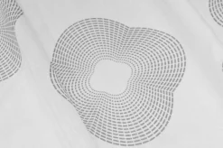 TESSUTO TENDA VELO FANTASIA GEOMETRICA GRIGIA