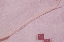 TESSUTO TENDA VELO STROPICCIATO ROSA