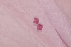 TESSUTO TENDA VELO STROPICCIATO ROSA