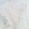 TESSUTO TENDINO BIANCO SCACCO GIALLO BLU