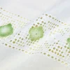 TESSUTO TENDINO CON INCASSI PIZZO FIORELLINO VERDE