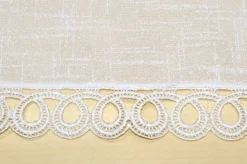 TESSUTO TENDINO EFFETTO LINO CON INSERTI MACRAME