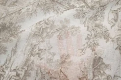 TESSUTO TENDINO FANTASIA TOILE DE JOUY BEIGE