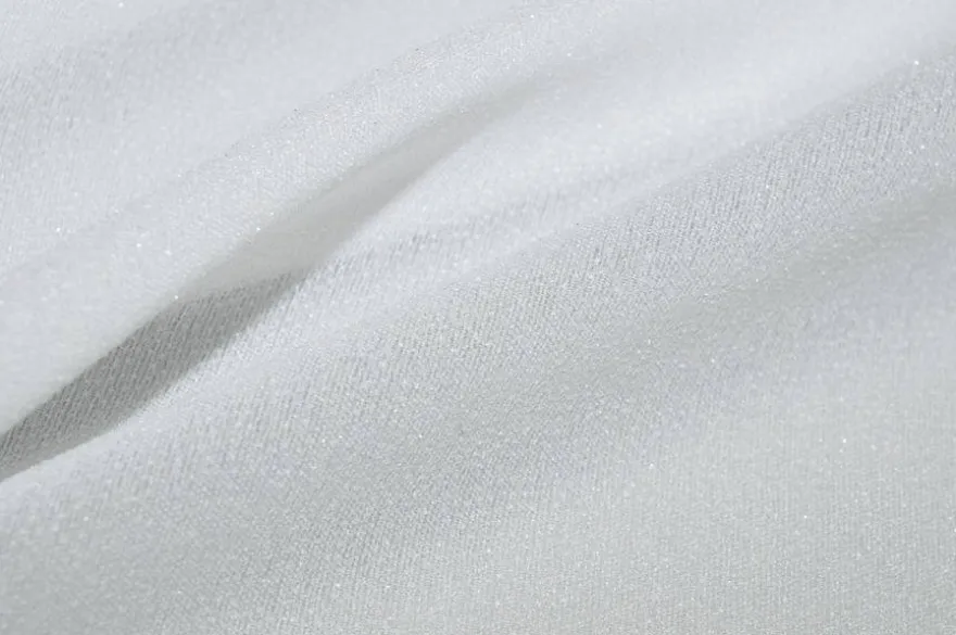TESSUTO TERMOADESIVO LEGGERO STRETCH BIANCO