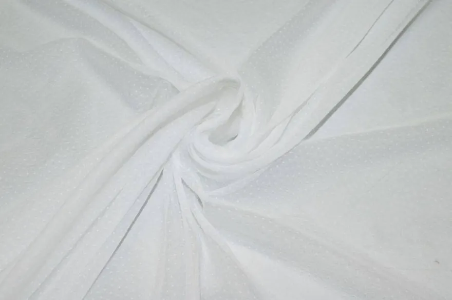TESSUTO TERMOADESIVO PUNTO SPILLO LEGGERO BIANCO