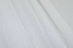 TESSUTO TERMOADESIVO PUNTO SPILLO LEGGERO BIANCO