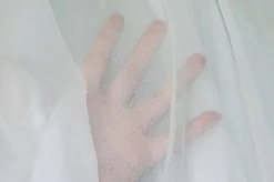 TESSUTO TERMOADESIVO PUNTO SPILLO LEGGERO BIANCO