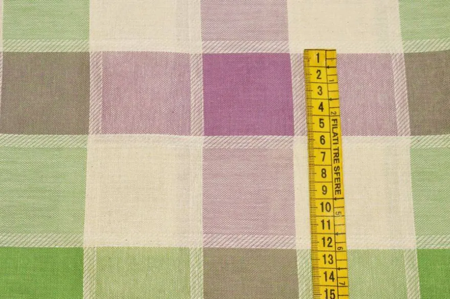 TESSUTO TOVAGLIA CAMPAGNOLA MULTICOLOR