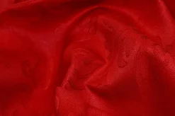 TESSUTO TOVAGLIA FIANDRA DAMASCATO ROSSO