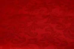TESSUTO TOVAGLIA FIANDRA DAMASCATO ROSSO