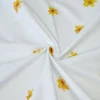 TESSUTO TOVAGLIA PURO COTONE DISEGNO FIORI MULTICOLOR