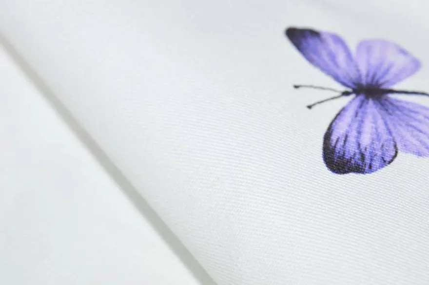 TESSUTO TOVAGLIA PURO COTONE DISEGNO CANI E GATTI