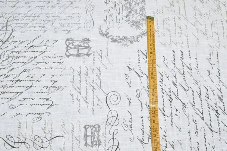 TESSUTO TOVAGLIA PURO LINO WRITTEN