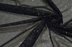 TESSUTO TULLE GLITTER ELASTICIZZATO