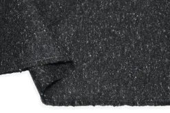 TESSUTO TWEED LANA STRETCH GRIGIO SCURO