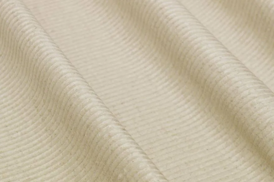 TESSUTO VELLUTO A COSTE 480 RIGHE BEIGE CHIARO MELANGE