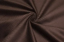 TESSUTO VELLUTO A COSTE 500 RIGHE COLOR CACAO
