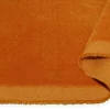 TESSUTO VELLUTO LISCIO PURO COTONE COLOR ZUCCA