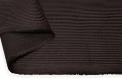 TESSUTO VELLUTO PURO COTONE A COSTE 480 RIGHE MARRONE