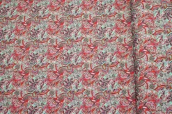 TESSUTO VISCOSA/LINO FANTASIA CASHMERE ROSSO