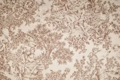 TOILE DE JOUY MISTO COTONE BEIGE