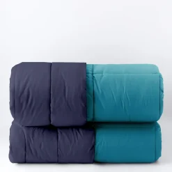 TRAPUNTA MATRIMONIALE RIVIERA MODELLO PASSPARTOUT WINTER VAR. BLU NAVY 0501