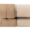 TRAPUNTA MATRIMONIALE RIVIERA MODELLO PASSPARTOUT MEZZA STAGIONE BEIGE CAMMELLO