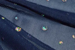 TULLE ELASTICIZZATO CON PAILLETTES