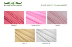 TULLE MADREPERLA LAMINATO