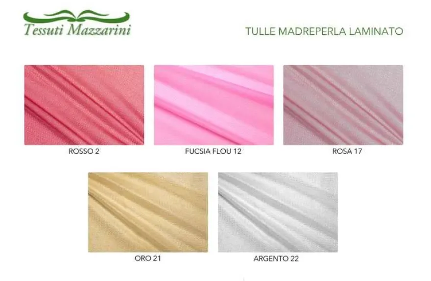 TULLE MADREPERLA LAMINATO