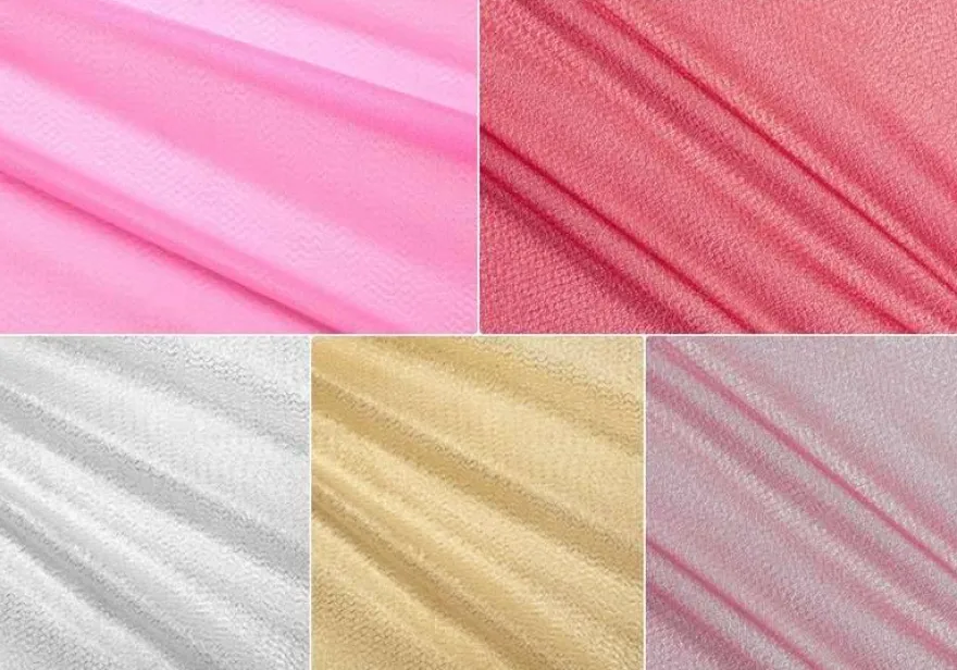 TULLE MADREPERLA LAMINATO