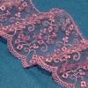 TULLE RICAMATO ROSA ALTEZZA 7 CM